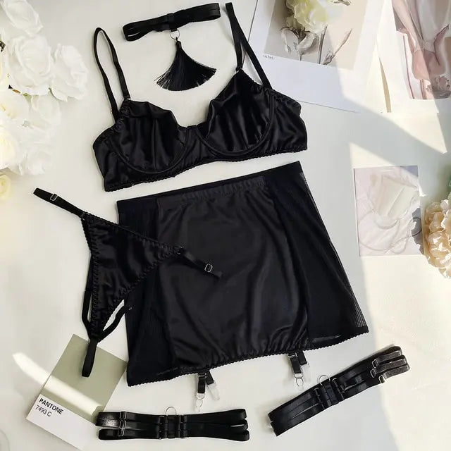 Sissy Seamless Lingerie Set